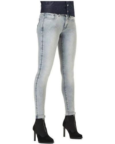 G-Star RAW 3301 Mid Skinny Jeans Donna - Blu