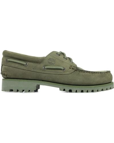 Timberland Authentics 3 Eye Classic Lug COLORE PROFONDO LICHENE GRN TAGLIA 44 PER UOMO - Verde