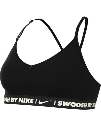 Nike Beha W Nk Df Indy Bra Gls - Zwart