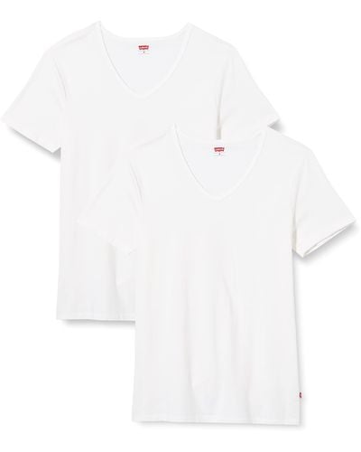 Levi's Levis 200sf V-Neck 2p Unterhemd - Weiß