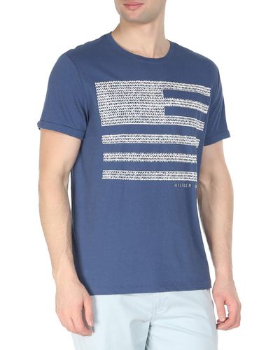 Tommy Hilfiger Hilfiger Denim T-Shirt Ensign Blau Größe S
