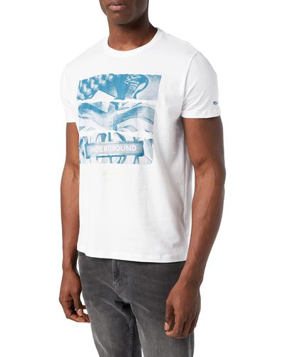 Pepe Jeans Aidan T-Shirt Blanc - Multicolore