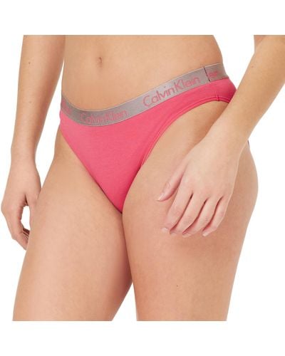 Calvin Klein Slip Bikini Form Baumwolle mit Stretch - Pink