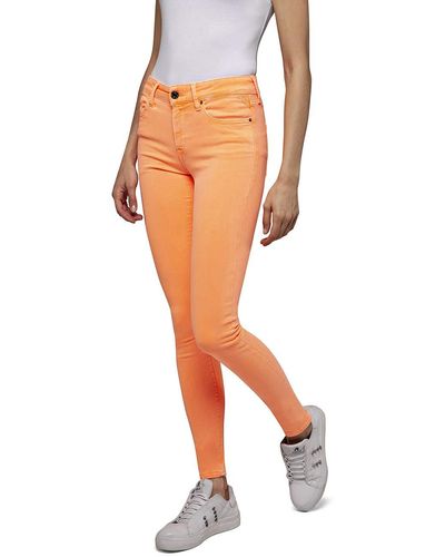Replay New Luz Hyperflex Colour Skinny Jeans - Orange
