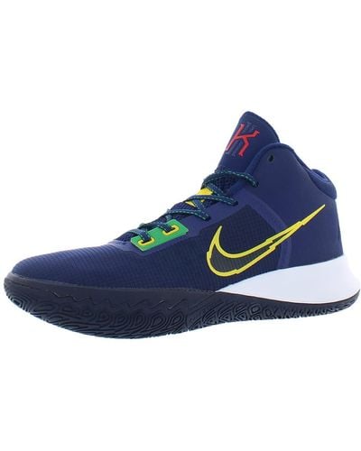 Nike Basketball-Schuhe Turn-Schuhe Mid Top Kylie Flytrap IV Sport-Schuhe Freizeit-Schuhe Blau