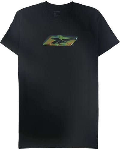 Reebok S Classics Lost & Found Logo Graphic T-shirt - Black