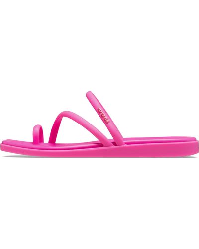 Crocs™ Miami Toe Loop Sandal Flat - Pink