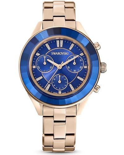 Swarovski Octea Lux Crystal Horloge Collectie - Blauw