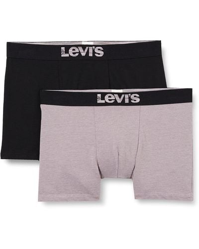 Levi's Óptica Illusion Organic Cotton Boxer Carta Ropa Interior de Hombres - Multicolor