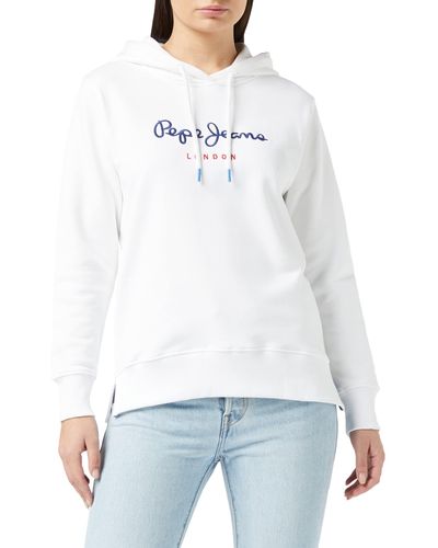 Pepe Jeans Calista Hoodie Sweater - Wit