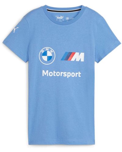 PUMA Standard BMW M Motorsport Essentials Logo Tee - Blau