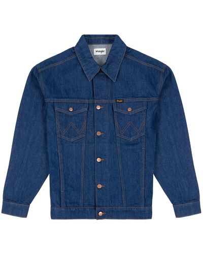 Wrangler Anti-fit Jacket Denim - Blue