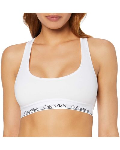 Calvin Klein logo-underband Sports Bra - Farfetch