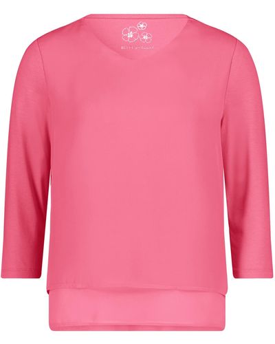 Betty Barclay Blusenshirt im Layer Look Pink Flambé,40