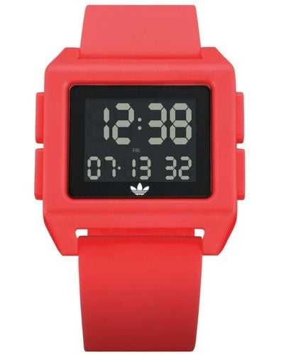 adidas 's Digital Watch Z15-3269-00 - Red