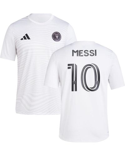 adidas Lionel Messi Inter Miami Cf #10 Player Name & Number Performance Shirt - White