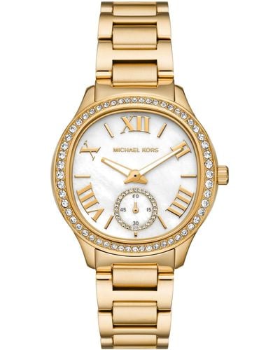Michael Kors Ladiesmetals Mk4805 Wristwatch For Women - Metallic