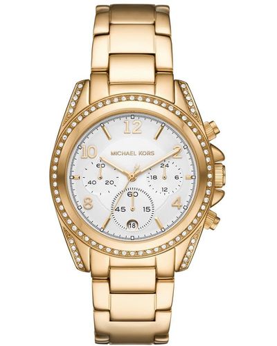 Michael Kors Micheal Kors Damen-Armbanduhr Analog Quarz Edelstahl MK3398 - Metallizzato