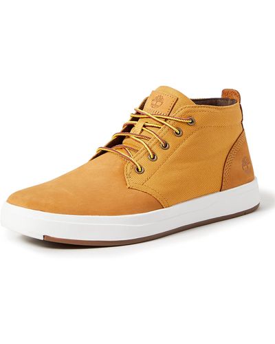 Timberland Davis Square F/L Chukka Trainers and Sneakers Shoes - Natur