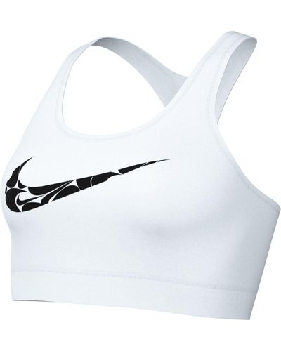 Nike Damen Swsh Long-Sleeve Hbr Bra Reggiseno Sportivo - Blu