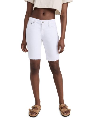 AG Jeans Nikki Bermuda Shorts - White