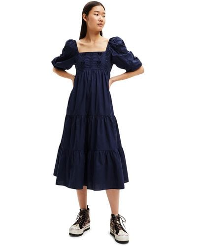 Desigual Dress Sleeveless - Blue