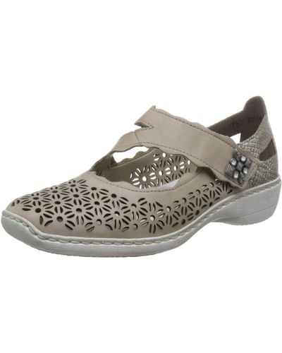 Rieker S Shoe 413G4 Grey 38 - Mettallic