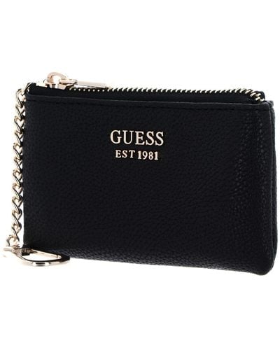 Guess Meridian SLG Zip Pouch Black - Nero