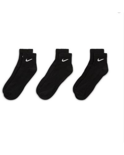 Nike Calzini corti da uomo e donna - Nero