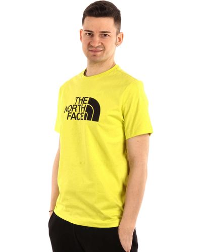 The North Face T-Shirt da Uomo Easy Gialla Taglia L Codice 2TX3-8NT - Giallo