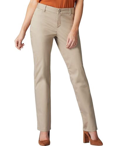 Lee Jeans Plus Size Wrinkle Free Relaxed Fit Straight Leg Pant - Neutro