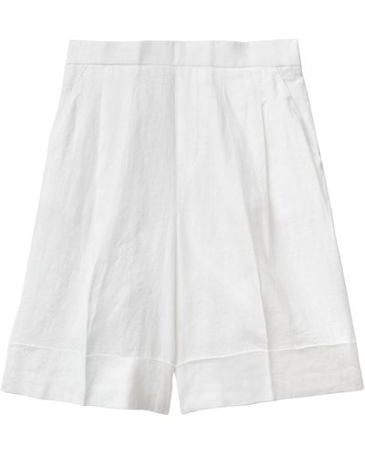 Benetton Bermuda 4aghd900d Shorts - Weiß