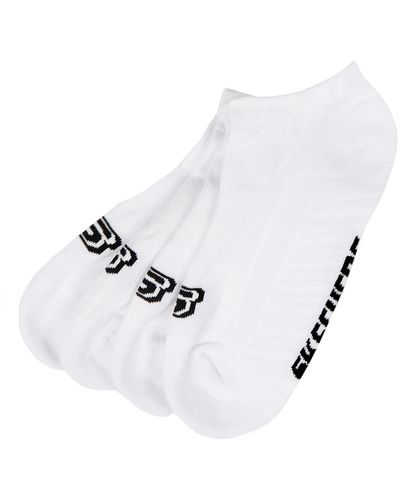 Skechers 2PPK Basic Cushioned Sneaker Socks SK43024000-1000 - Weiß