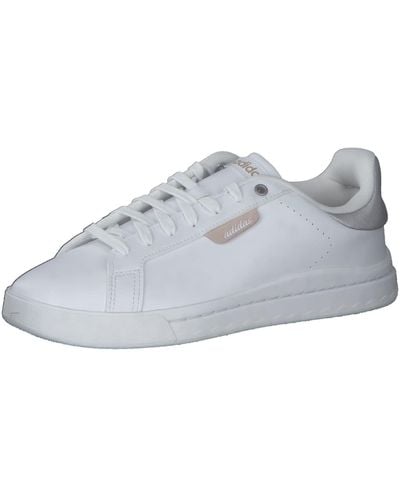 adidas Sneaker Court Silk FTWR White/FTWR White/Taupe Met. 40 2/3 - Grau