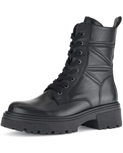 Gabor Combat Boots - Schwarz