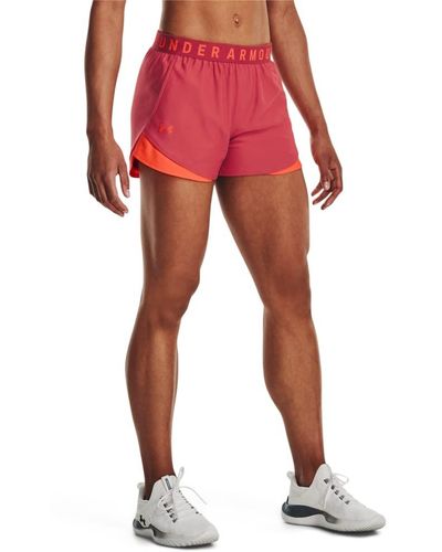 Under Armour Play Up 3.0 Shorts - Red