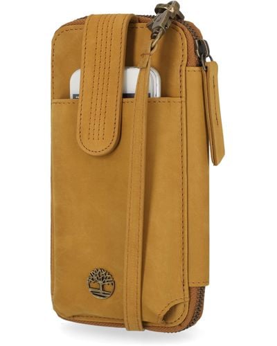 Timberland Rfid Leather Phone Crossbody Wallet Bag - Multicolour