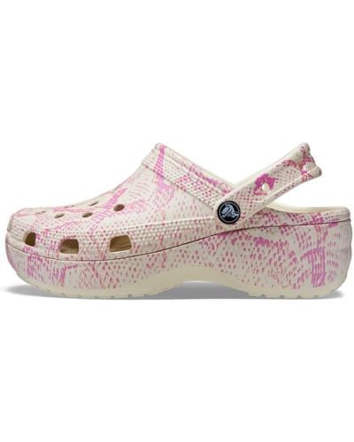 Crocs™ Zoccoli da Donna Classic Platform Snake - Rosa