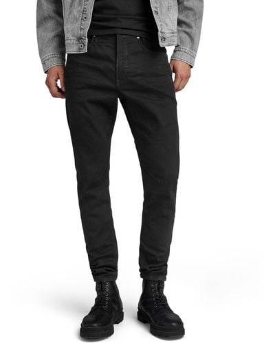 G-Star RAW D-staq 3d Slim Jeans Voor - Zwart