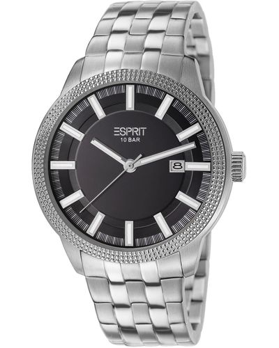 Esprit Armbanduhr XL Hemet Analog Quarz Edelstahl ES106361003 - Mehrfarbig