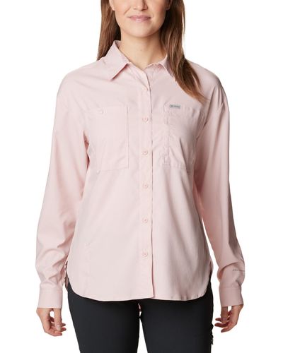 Columbia Silver Ridge Utility-Langarmshirt für - Pink