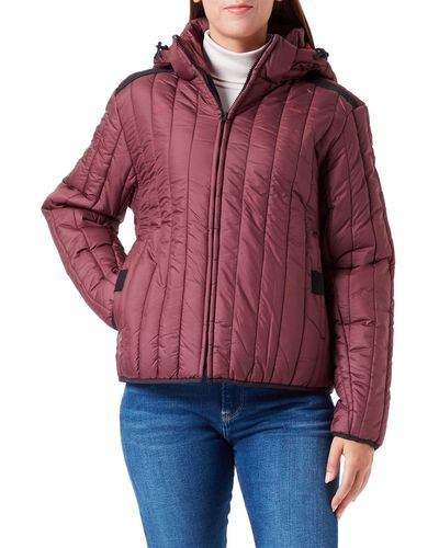 G-Star RAW Meefic Vertical Quilted Jacket wmn Jackets - Rojo