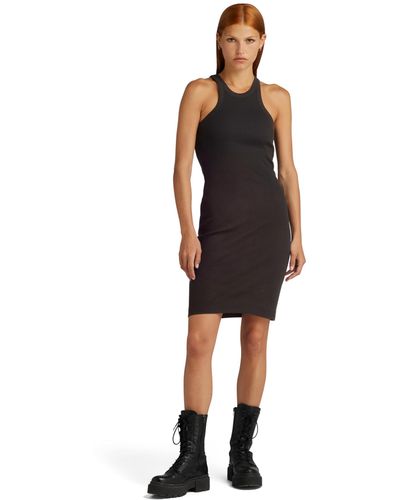 G-Star RAW Slim Ribbed Tank Dress - Meerkleurig