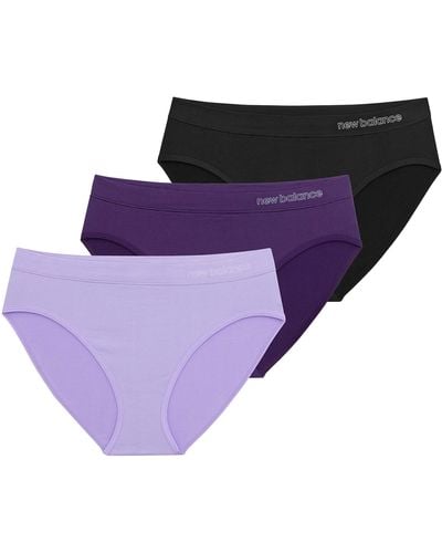New Balance Ultra Comfort Performance Seamless Hipster Style Underpants - Purple