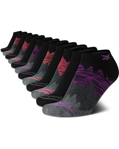Reebok Lightweight Comfort No-show Low Cut Basic Socks - Black
