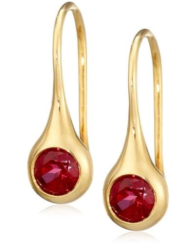 PANDORA In oro 18 donna-orecchini - Rosso