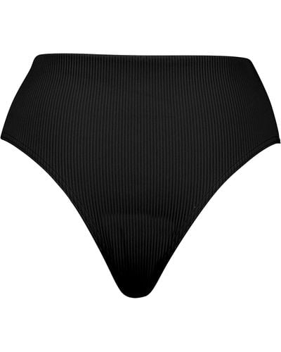 PUMA High Waist Brief Bikini Bottoms - Zwart