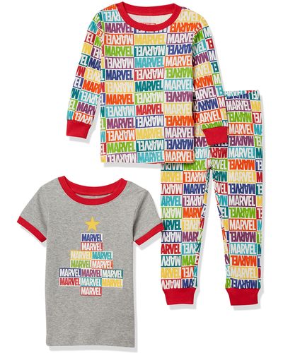 Amazon Essentials Disney Star Wars Flannel Pajamas Sleep Sets Conjunto de Pijama - Multicolor
