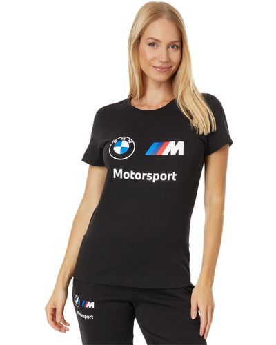 PUMA BMW M Motorsport Essentials Logo Tee T-Shirt - Schwarz