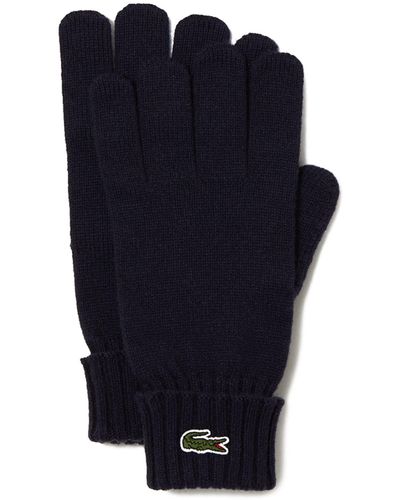 Lacoste _adult Rv0452 Cold Weather Gloves - Blue